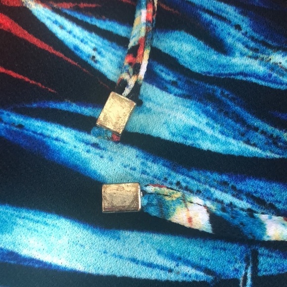 Worthington Tropical Print Sleeveless Top Extra Large - Picture 9 of 11